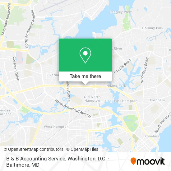 B & B Accounting Service map