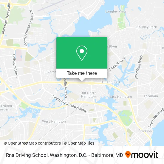 Rna Driving School map