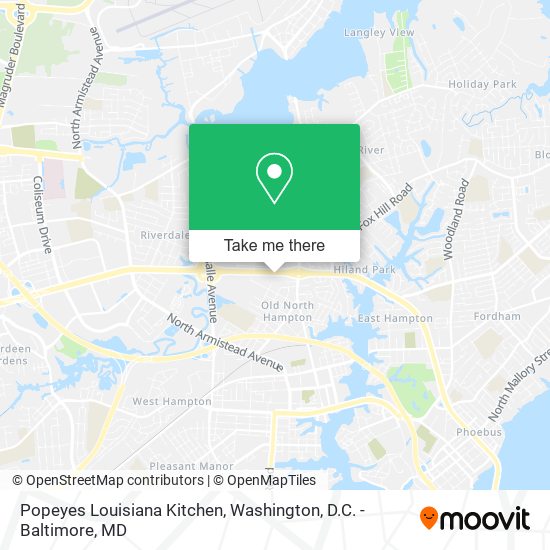 Popeyes Louisiana Kitchen map