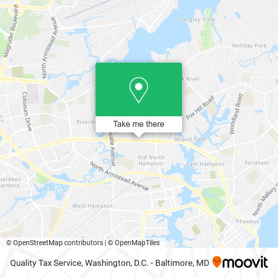 Quality Tax Service map
