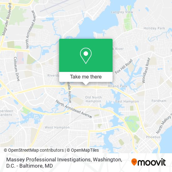 Massey Professional Investigations map