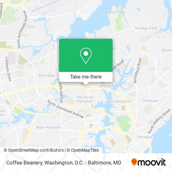 Coffee Beanery map
