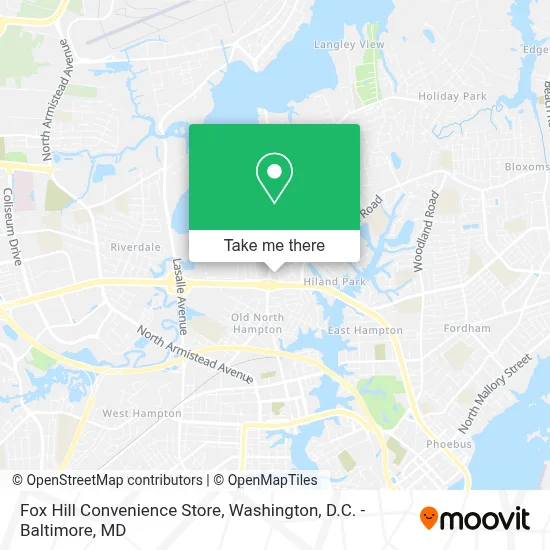 Fox Hill Convenience Store map