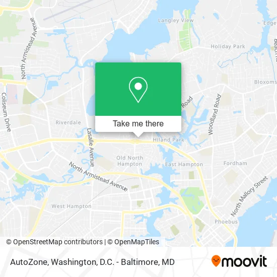 AutoZone map