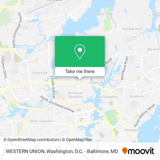 WESTERN UNION map