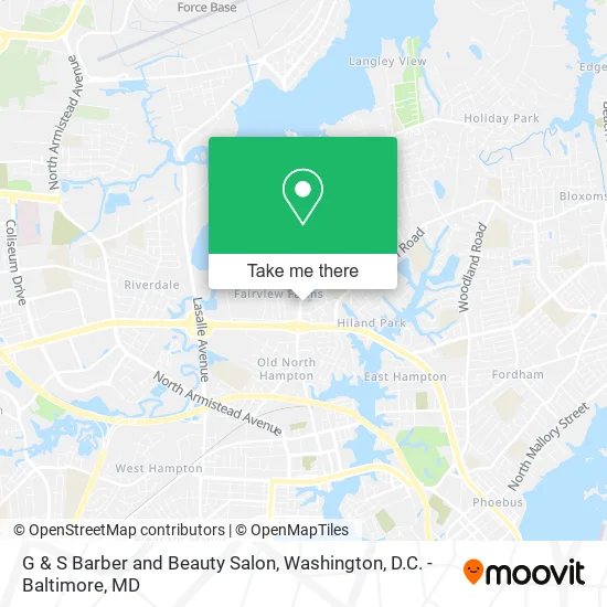 Mapa de G & S Barber and Beauty Salon