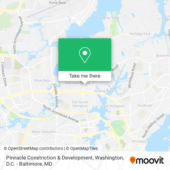 Pinnacle Constriction & Development map