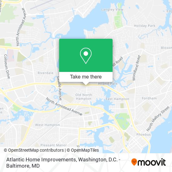 Atlantic Home Improvements map