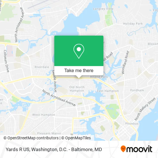 Yards R US map
