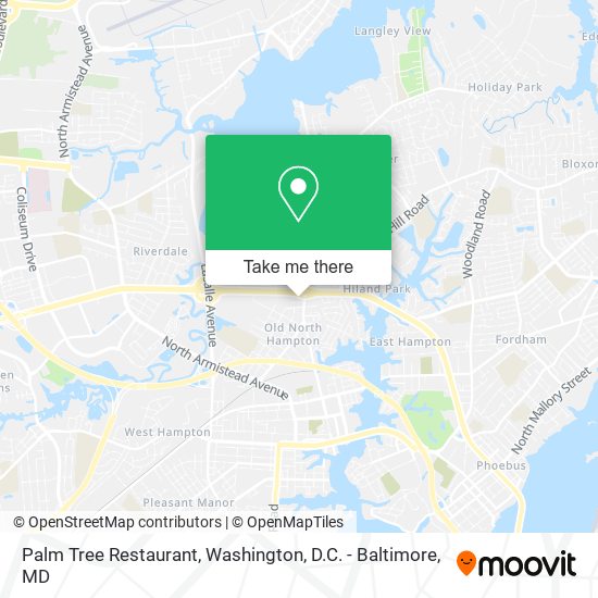 Palm Tree Restaurant map