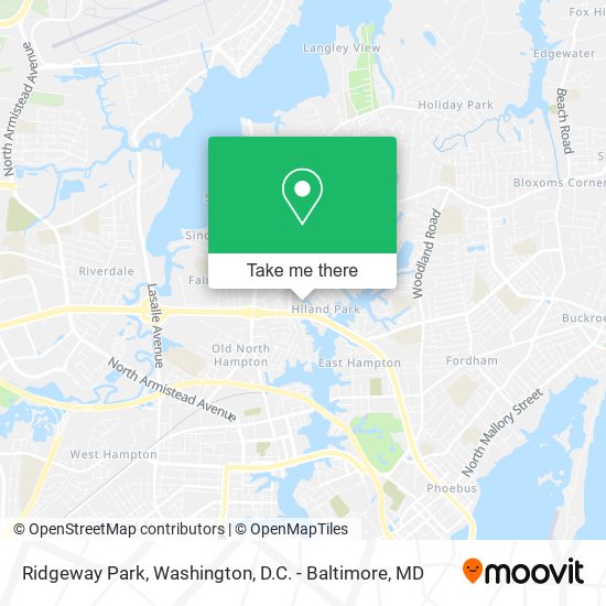 Ridgeway Park map