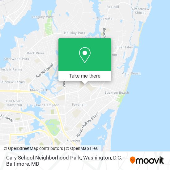 Cary School Neighborhood Park map