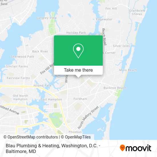 Blau Plumbing & Heating map