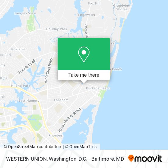 WESTERN UNION map