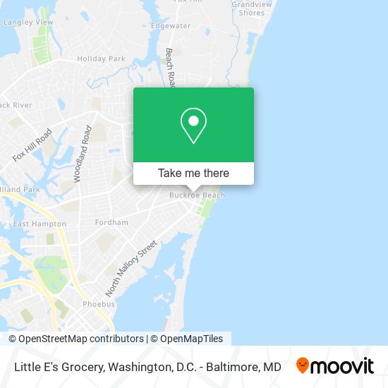 Mapa de Little E's Grocery
