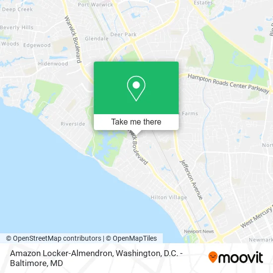 Mapa de Amazon Locker-Almendron