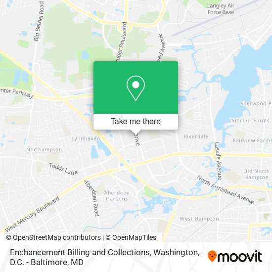 Enchancement Billing and Collections map