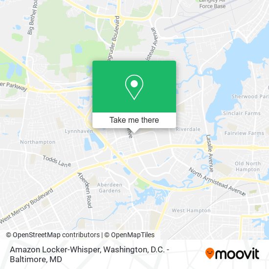 Amazon Locker-Whisper map