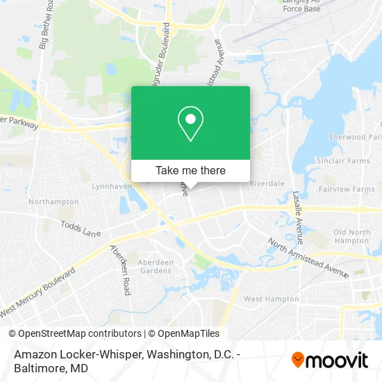 Amazon Locker-Whisper map