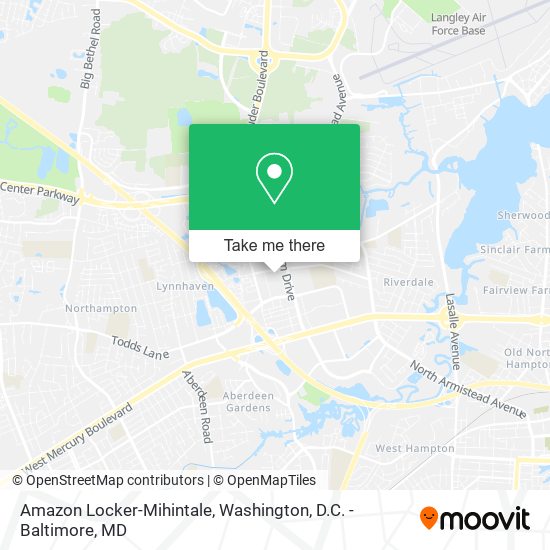 Amazon Locker-Mihintale map