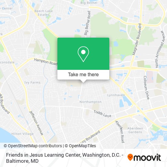 Friends in Jesus Learning Center map