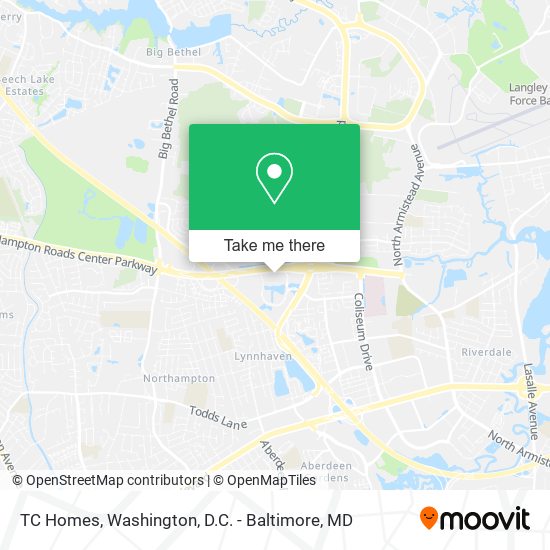 TC Homes map