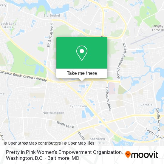 Pretty in Pink Women's Empowerment Organization map