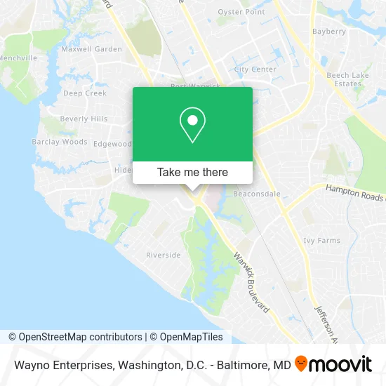 Wayno Enterprises map