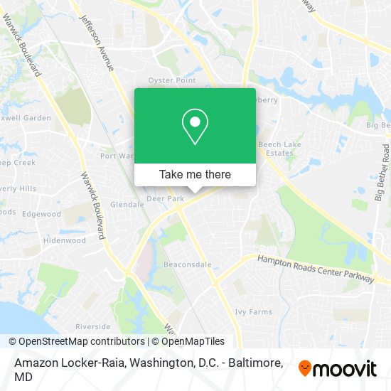 Mapa de Amazon Locker-Raia