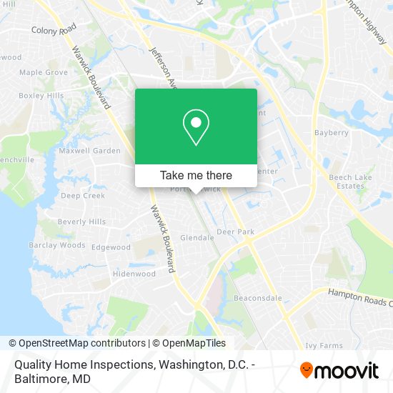Quality Home Inspections map