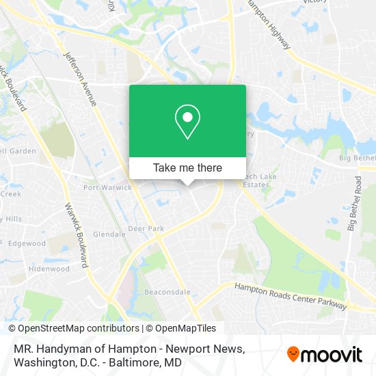 MR. Handyman of Hampton - Newport News map