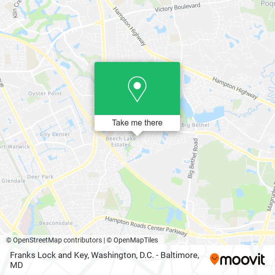 Mapa de Franks Lock and Key