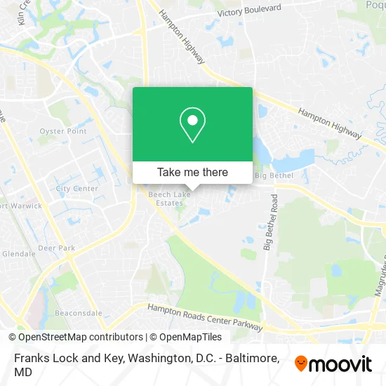 Franks Lock and Key map