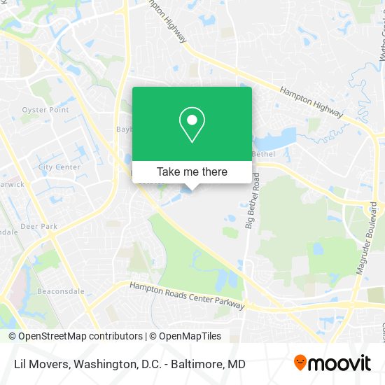 Lil Movers map