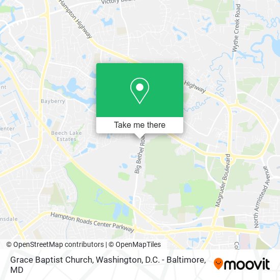 Grace Baptist Church map