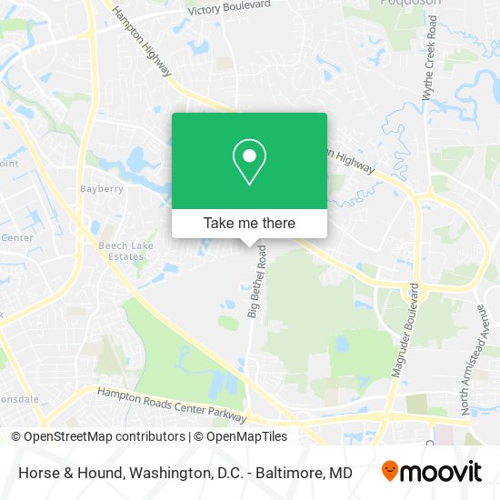 Horse & Hound map