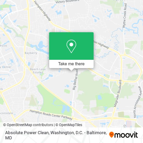Absolute Power Clean map