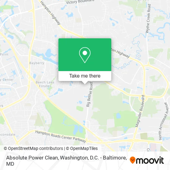 Absolute Power Clean map