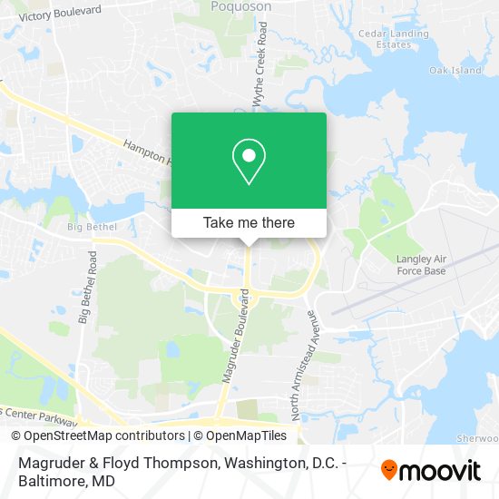 Magruder & Floyd Thompson map