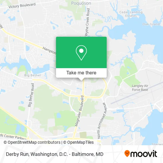 Derby Run map