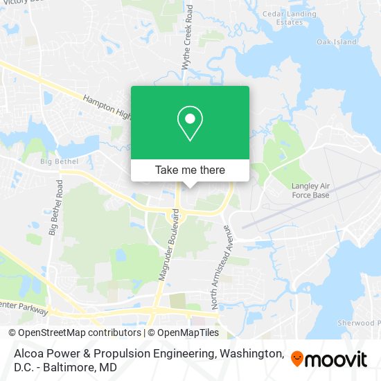 Alcoa Power & Propulsion Engineering map