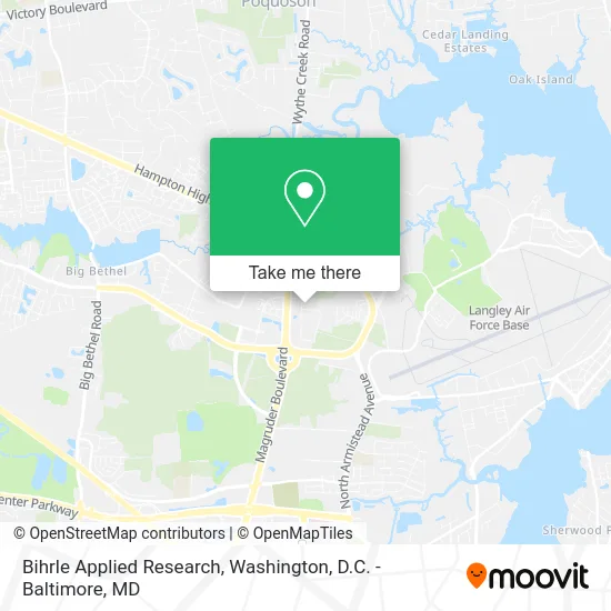 Bihrle Applied Research map