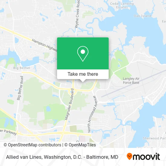 Allied van Lines map