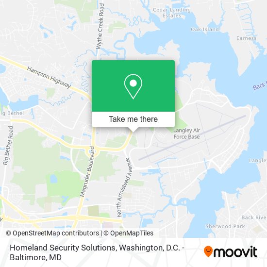 Homeland Security Solutions map