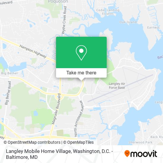 Langley Mobile Home Village map