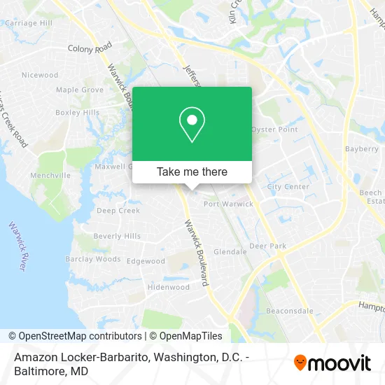 Amazon Locker-Barbarito map