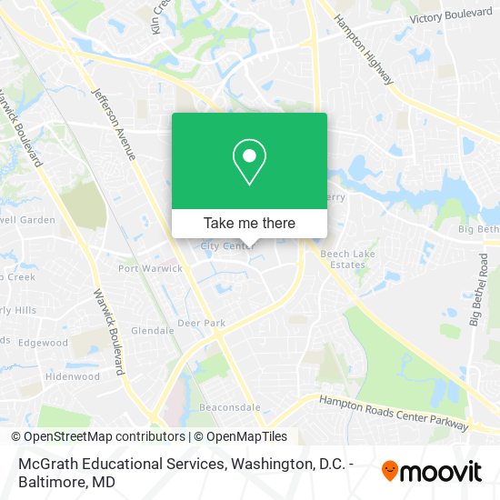 McGrath Educational Services map