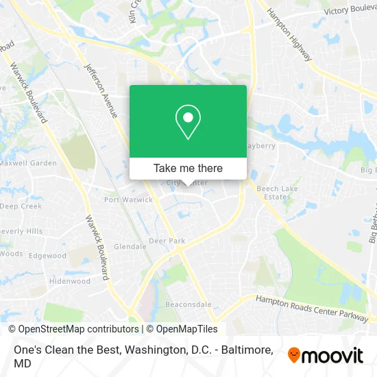 One's Clean the Best map