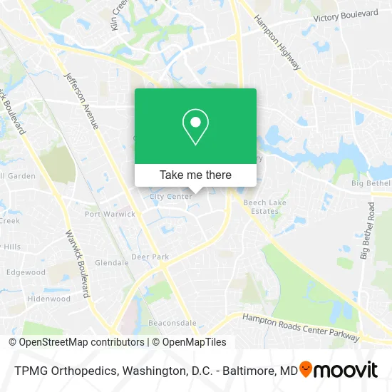 TPMG Orthopedics map
