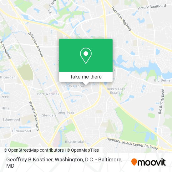 Geoffrey B Kostiner map